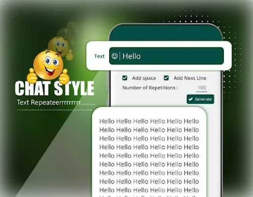 Chat Style for whatsapp Fonts android App screenshot 0