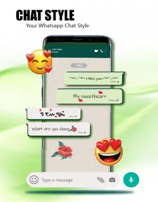 Chat Style for whatsapp Fonts android App screenshot 2