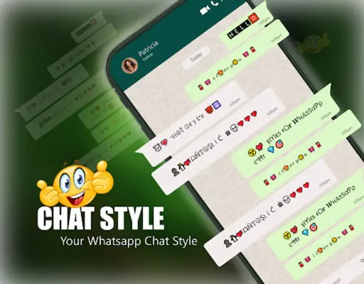 Chat Style for whatsapp Fonts android App screenshot 3