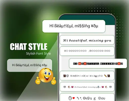 Chat Style for whatsapp Fonts android App screenshot 4